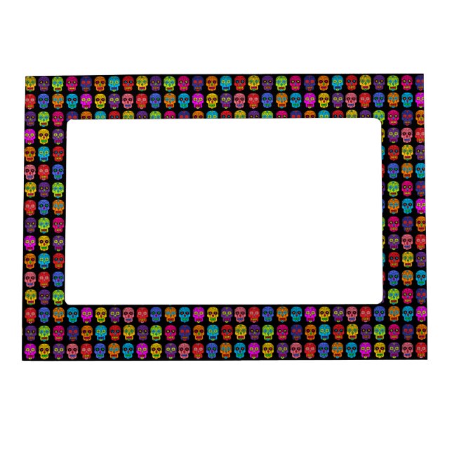 Sugar Skulls Magnetic Picture Frame (Front)