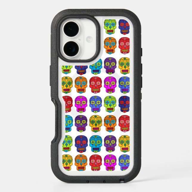 Sugar Skulls Otterbox iPhone Case (Back)