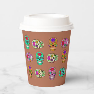 Sugar Skulls  Paper Cups
