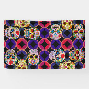 Sugar Skulls Pattern Banner