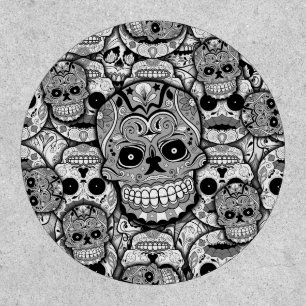 Sugar Skulls Pattern Patch