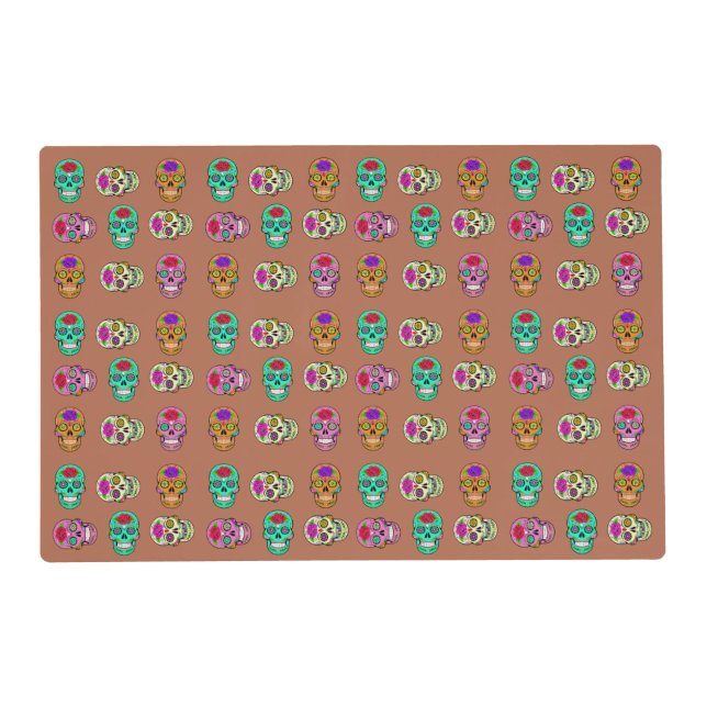 Sugar Skulls  Placemat (Front)