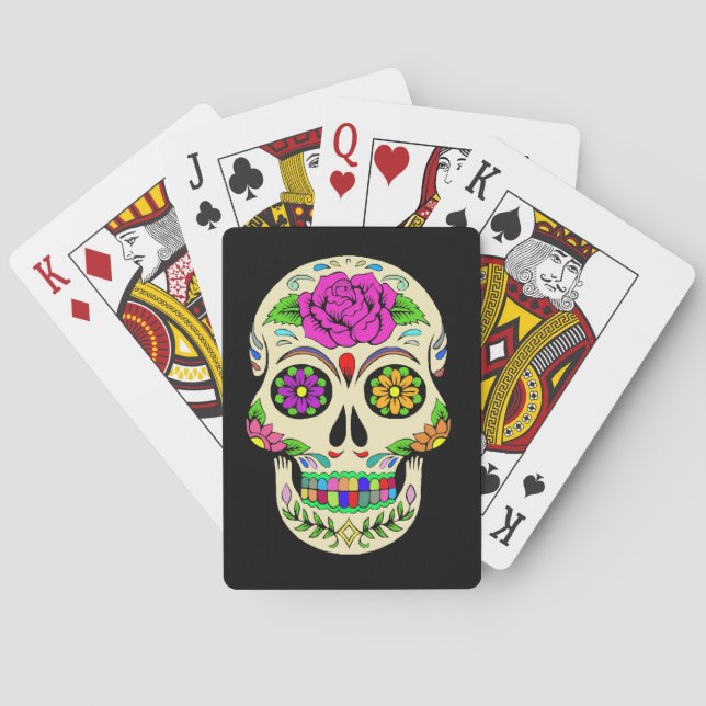 Sugar Skulls Poker Cards (Back)