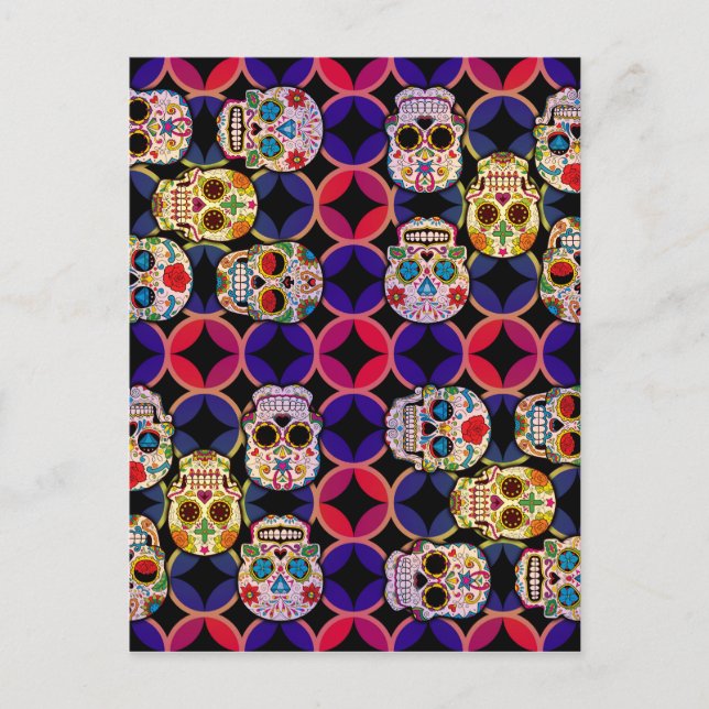 Sugar Skulls Postcard (Front)