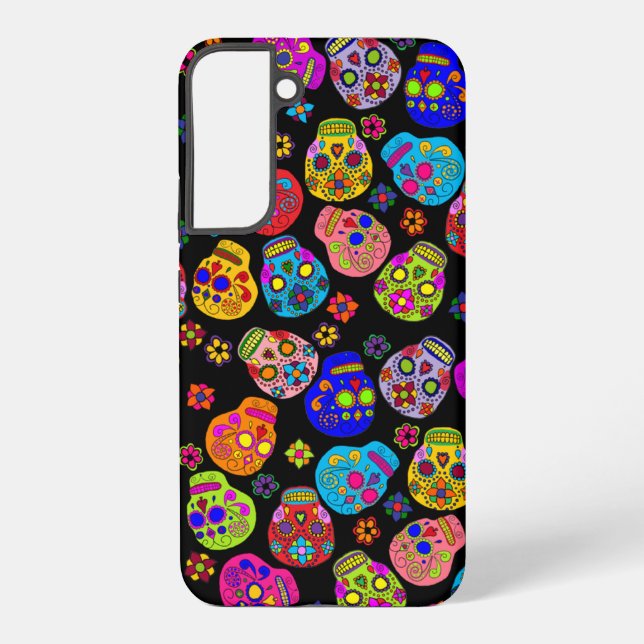 Sugar Skulls Samsung Galaxy Case (Back)