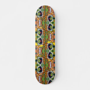Sugar Skulls Skateboard