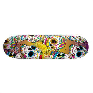 Sugar Skulls Skateboard