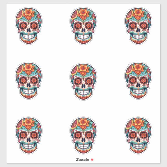 Sugar Skulls Sticker (Sheet)