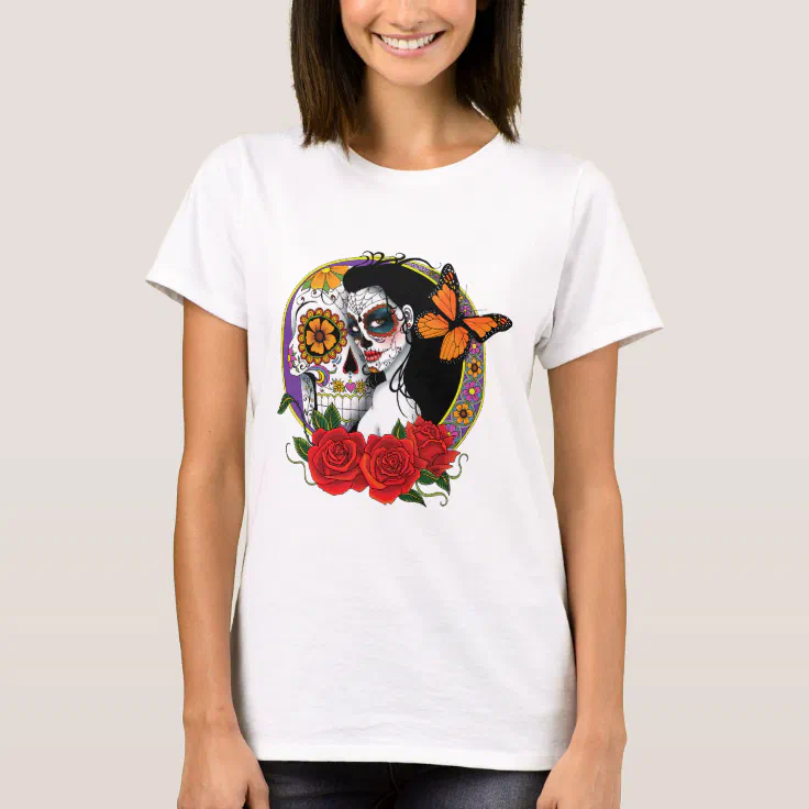 Sugar Skulls T Shirt Zazzle