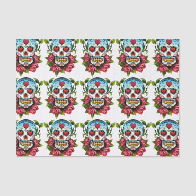 Sugar Skulls Tissue Paper (Front)