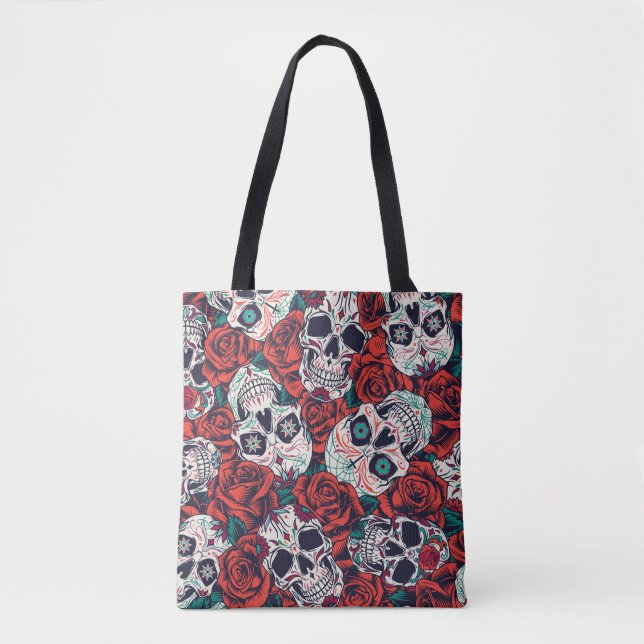 Sugar Skulls Tote Bag (Front)