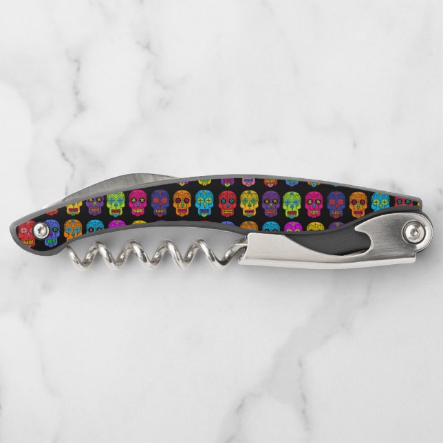 Sugar Skulls Waiter's Corkscrew (Back)