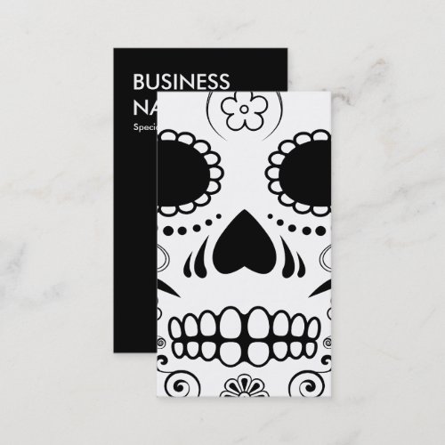 sugar skullz  1 business card