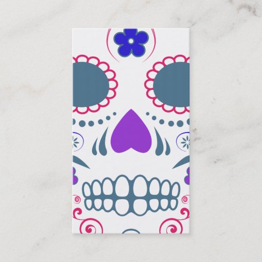 Customizable sugar skullz : 1 business card template