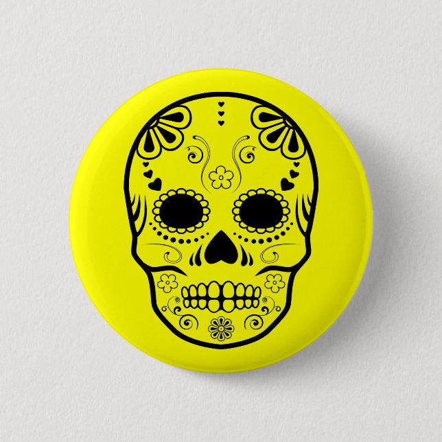 sugar skullz : 1 button (Front)