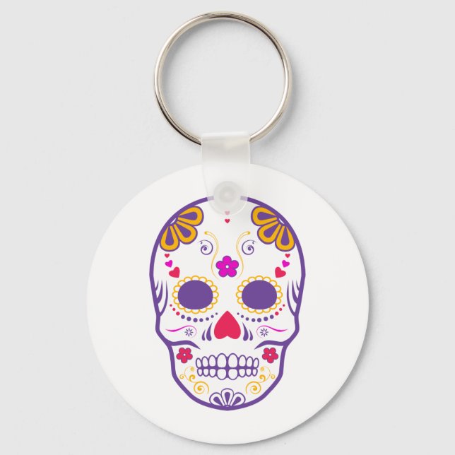 sugar skullz : 1 keychain (Front)