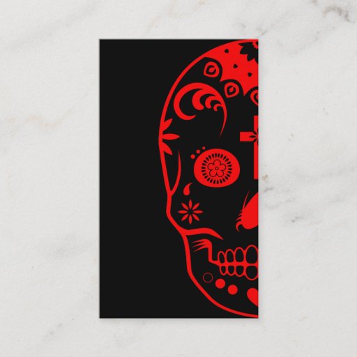 Customizable sugar skullz : 2 business card template