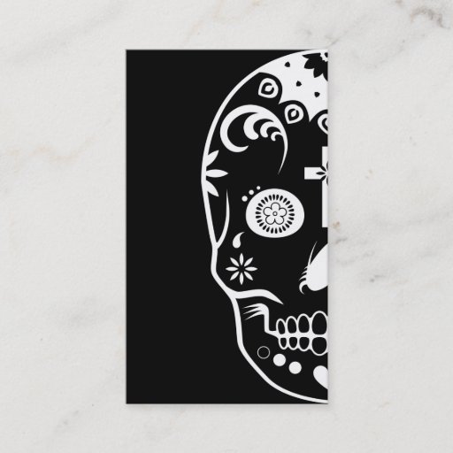 Customizable sugar skullz : 2 business card templates