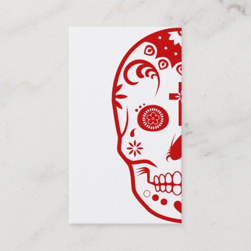 sugar skullz : 2 business card template