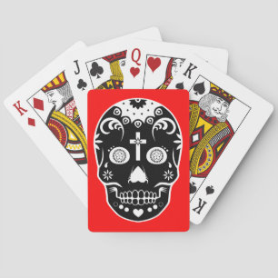 sugar skullz : 2 poker cards