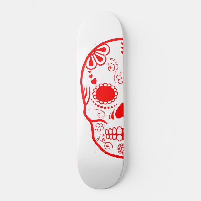 sugar skullz skateboard (Front)