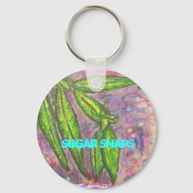 Sugar Snaps Keychain (Front)