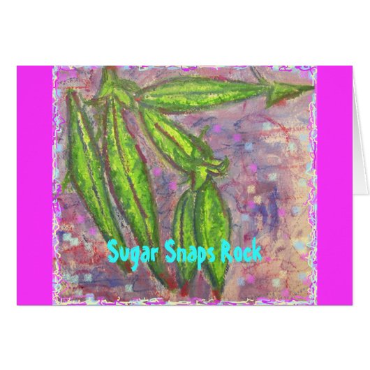 Sugar Snaps Rock Cards (Front Horizontal)