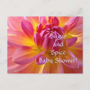 Sugar & Spice Baby Shower! It's a Girl invitations