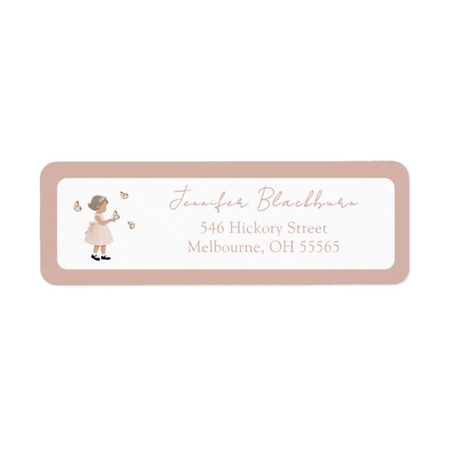 Sugar, Spice & Everything Nice address label (Front)