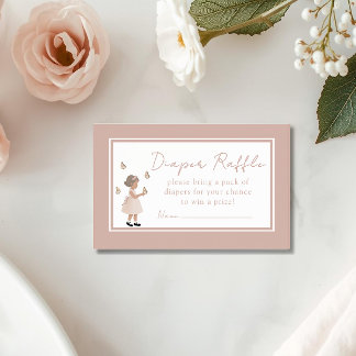 Sugar, Spice & Everything Nice Diaper Raffle Card