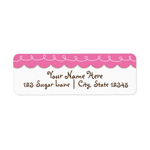 Sugar Spice  Everything Nice Shower Address Label