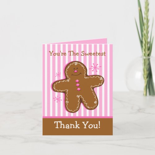 Sugar  Spice Gingerbread Custom Card