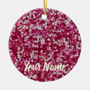 Sugar sprinkles colorful baking crystals gift ceramic ornament