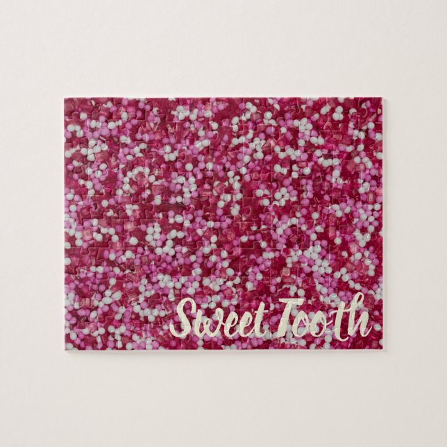 Sugar sprinkles colorful baking crystals gift jigsaw puzzle (Horizontal)