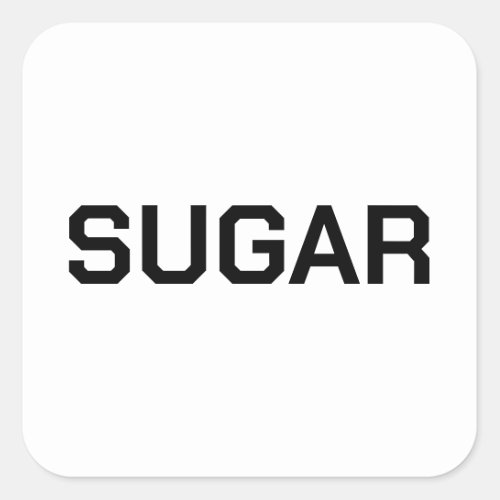 Sugar Sticker Label For Sale