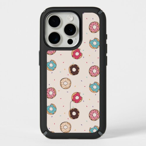 Sugar Sweet Donut Pattern iPhone 15 Pro Case