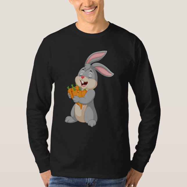 Sugar sweet Easter bunny Easter T-Shirt (Front)