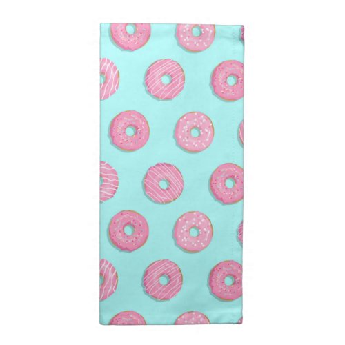 Sugar Sweet Pink Glazed Donuts Cloth Napkin