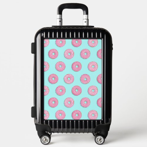 Sugar Sweet Pink Glazed Donuts Luggage