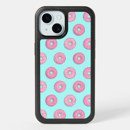 Sugar Sweet Pink Glazed Donuts iPhone 15 Case