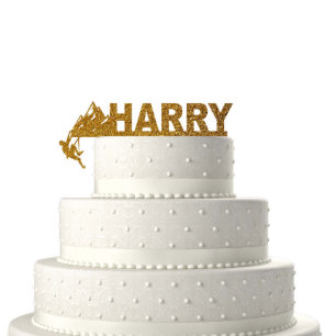 Sugar Yeti Personalized Birthday Cake Topper