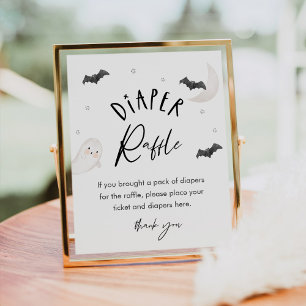 SUGARBOO Diaper Raffle Baby Shower Game Sign