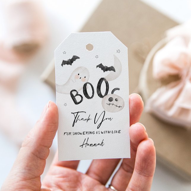 SUGARBOO Halloween Baby Shower Favor Tag (Creator Uploaded)