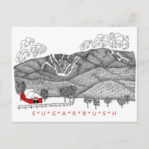 Sugarbush Vermont Postcard