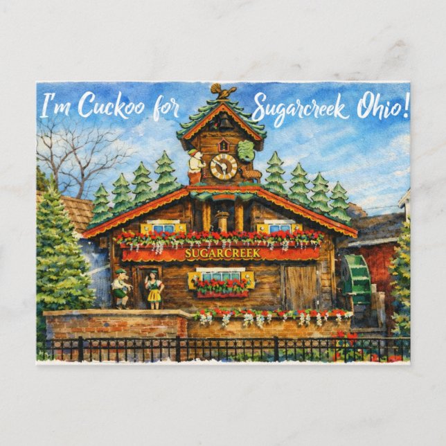 Sugarcreek Ohio Postcard (Front)