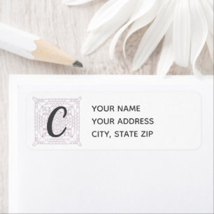 Sugared Plum Purple Crochet Chart Label