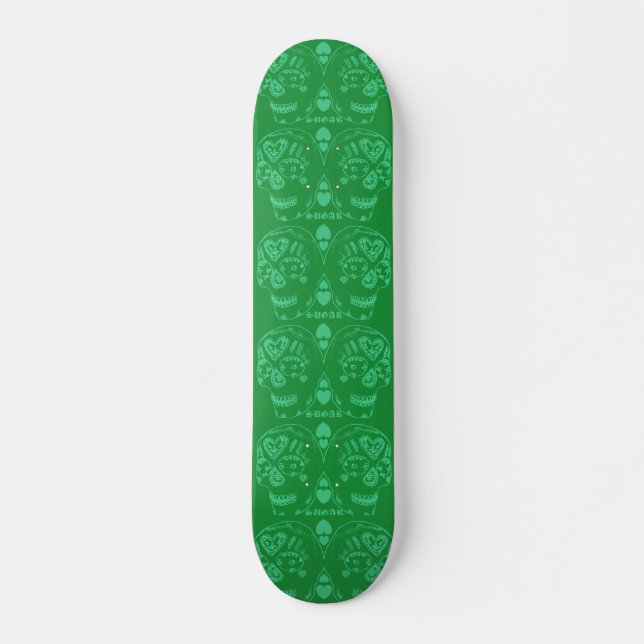 Sugarfly green Long Board (Front)