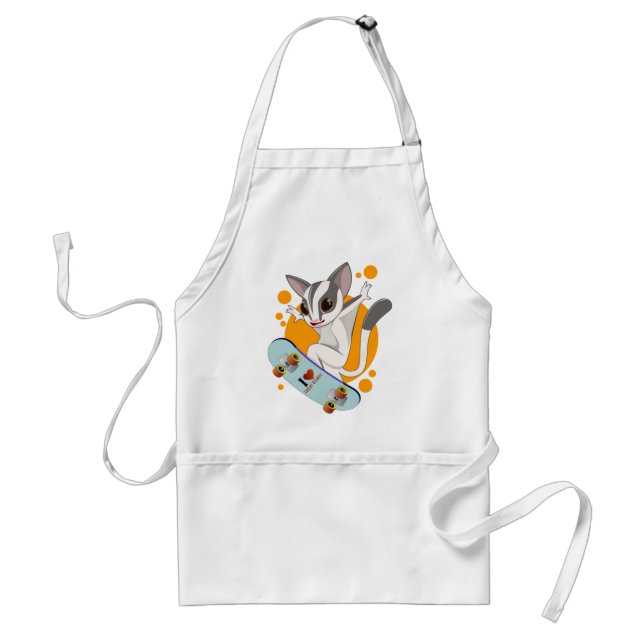 Sugarglider skater adult apron (Front)