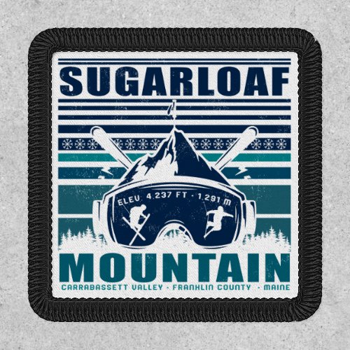 Sugarloaf Maine Mountain Vintage Ski Souvenir  Pat Patch