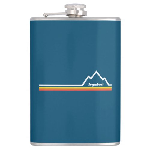 Sugarloaf Mountain Maine Flask